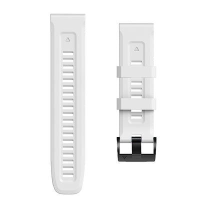 Silicone Watch Band for Garmin Forerunner 965 / 955 / 945 / 935 Waterproof Soft Strap with Black Buckle