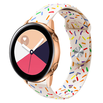 Silicone Watch Band for Huawei Watch 4  /  Watch 4 Pro  /  Watch 3  /  Watch 3 Pro , 22mm Printed Color Dot Quick Release Strap