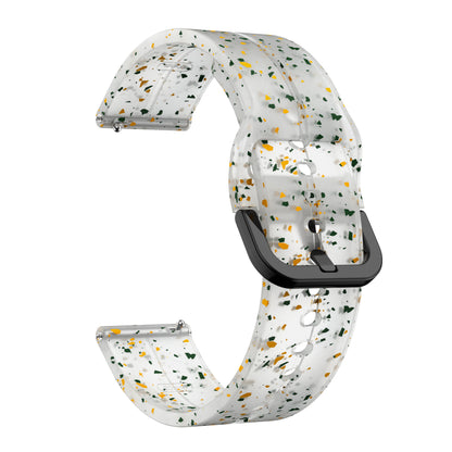 For Garmin VivoMove Trend / Luxe / Style 20mm Watch Band Silicone Wrist Strap with Square Buckle