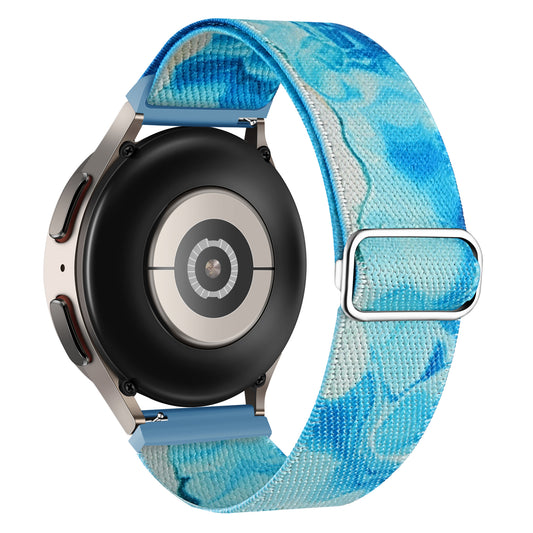 Pattern Watch Band for Coros Apex Pro / Apex 46mm , 22mm Nylon Braided Strap Replacement