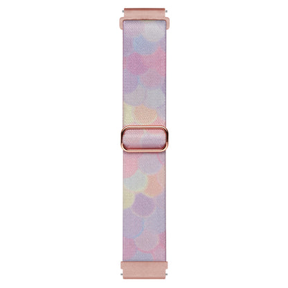 Pattern Watch Band for Coros Apex Pro / Apex 46mm , 22mm Nylon Braided Strap Replacement