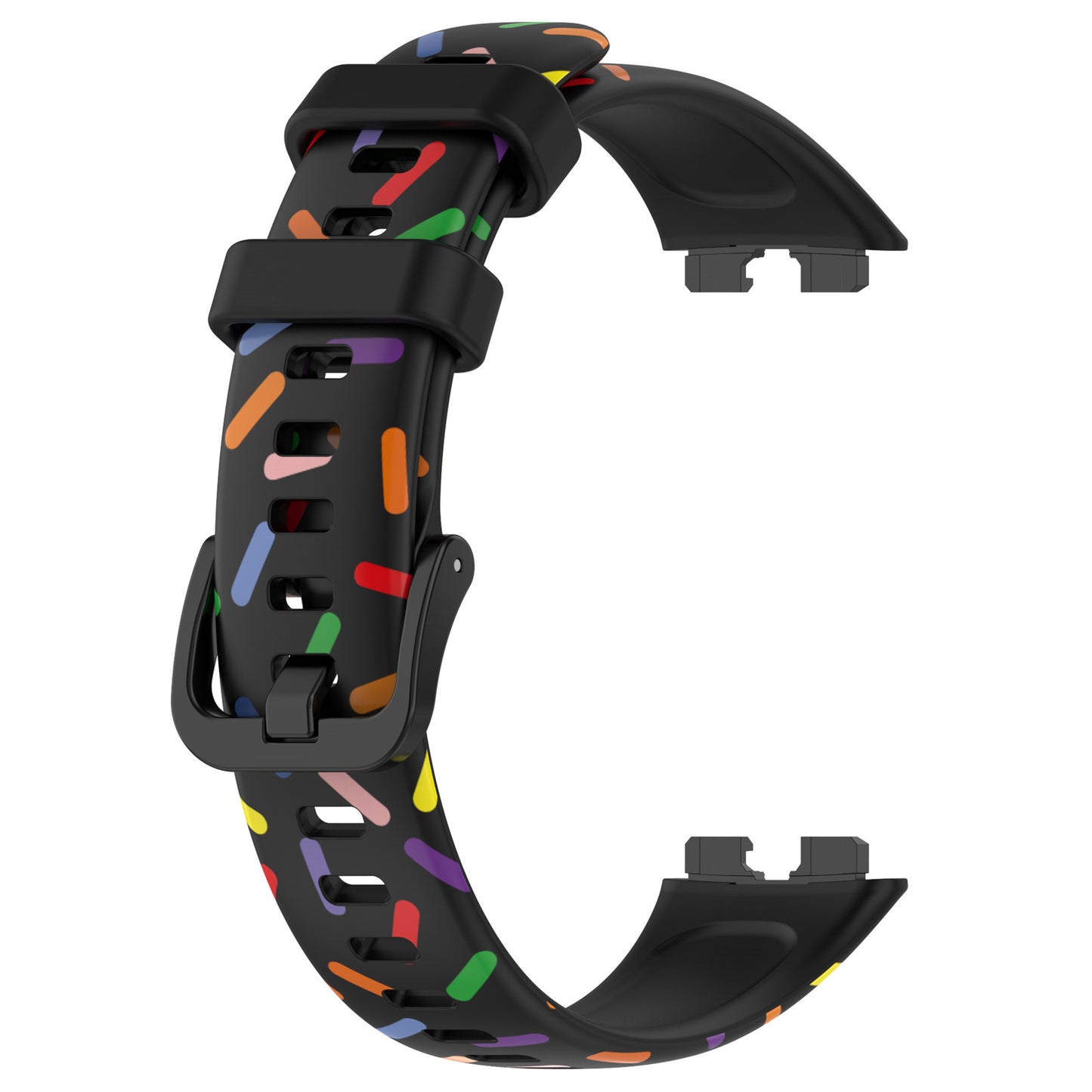 For Huawei Band 8 Colorful Spotted Silicone Strap Replacement Watch Band