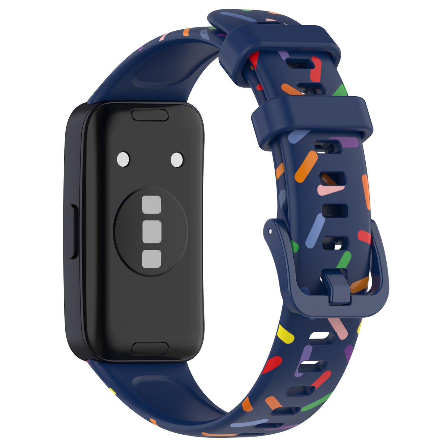 For Huawei Band 8 Colorful Spotted Silicone Strap Replacement Watch Band