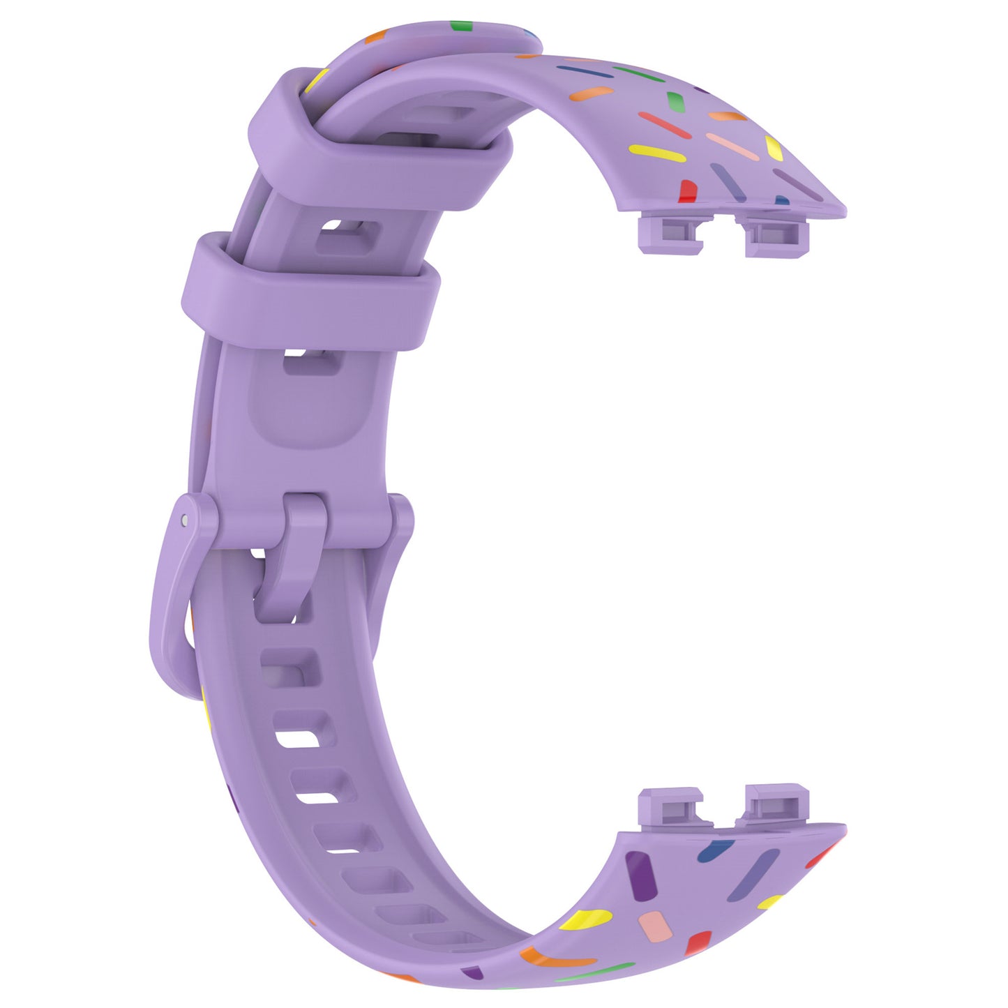 For Huawei Band 8 Colorful Spotted Silicone Strap Replacement Watch Band