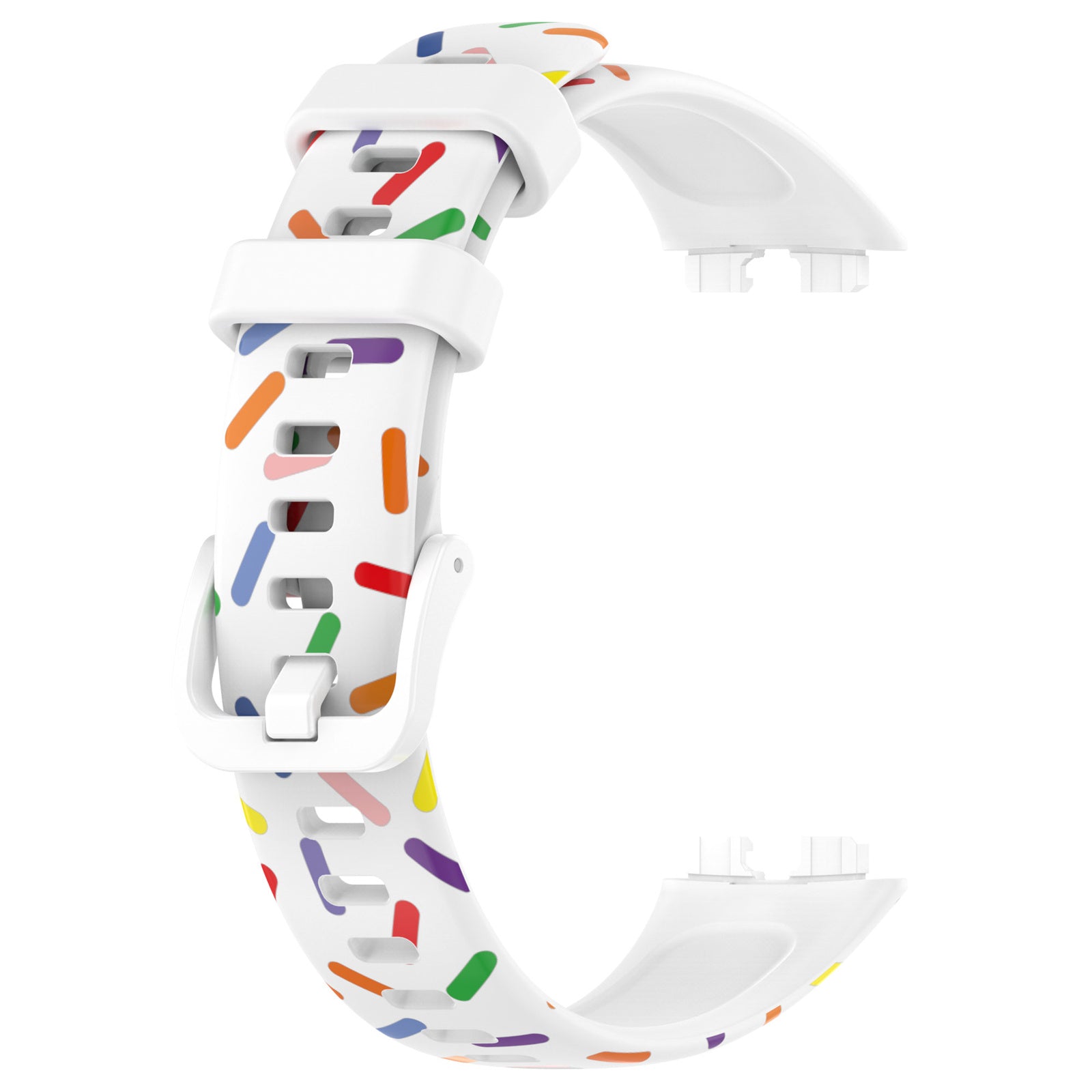 For Huawei Band 8 Colorful Spotted Silicone Strap Replacement Watch Band