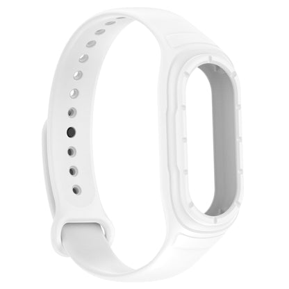 For Xiaomi Smart Band 8 Replacement Silicone Watch Strap Integrate Wrist Band with Case Cover