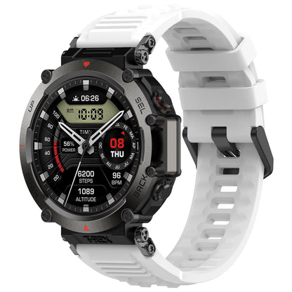 For Huami Amazfit T-rex Ultra A2142 Silicone Watch Strap Adjustable Wrist Band