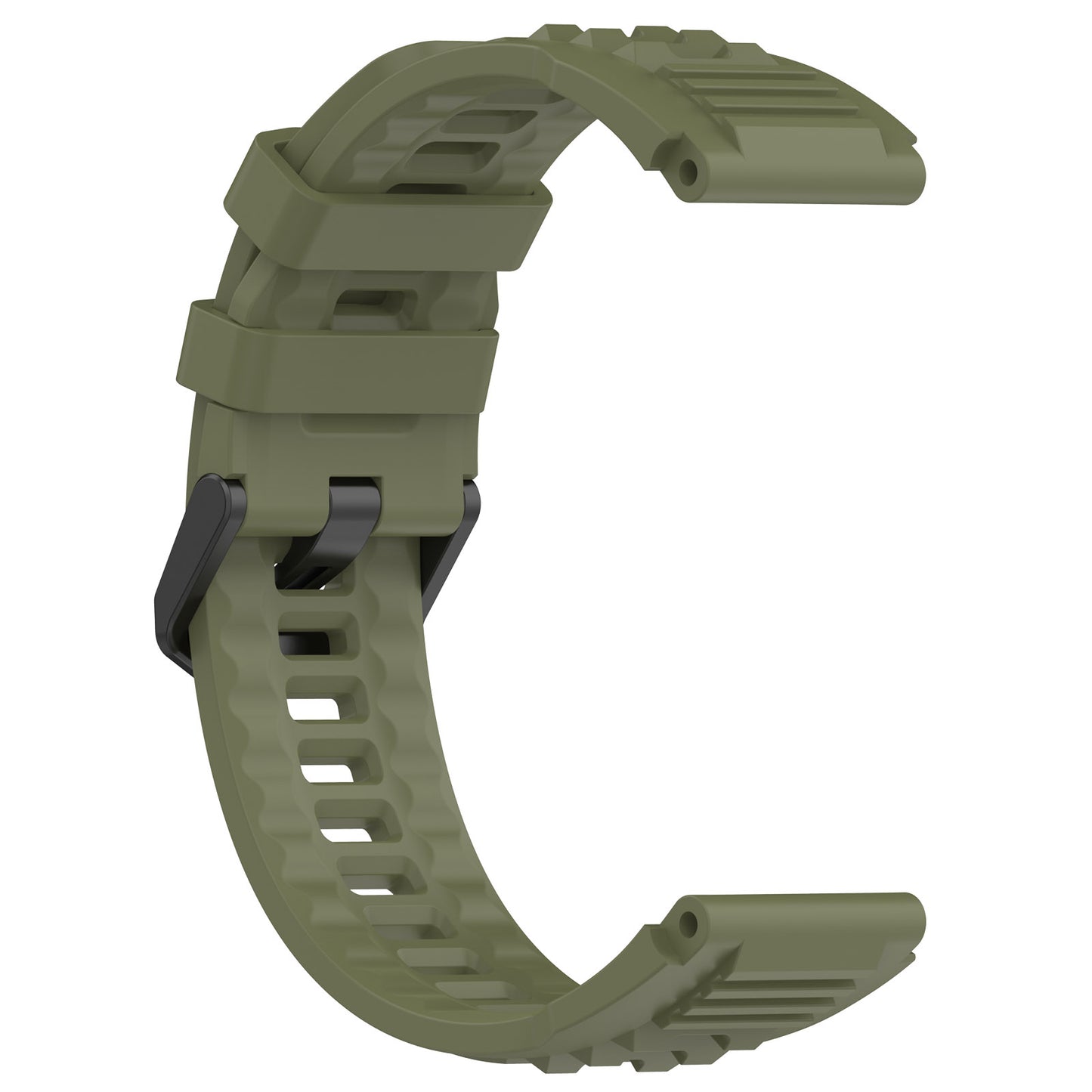 For Huami Amazfit T-rex Ultra A2142 Silicone Watch Strap Adjustable Wrist Band