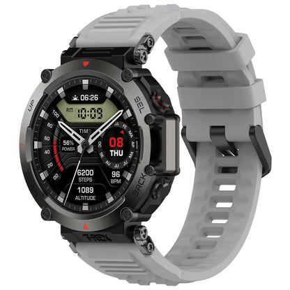 For Huami Amazfit T-rex Ultra A2142 Silicone Watch Strap Adjustable Wrist Band