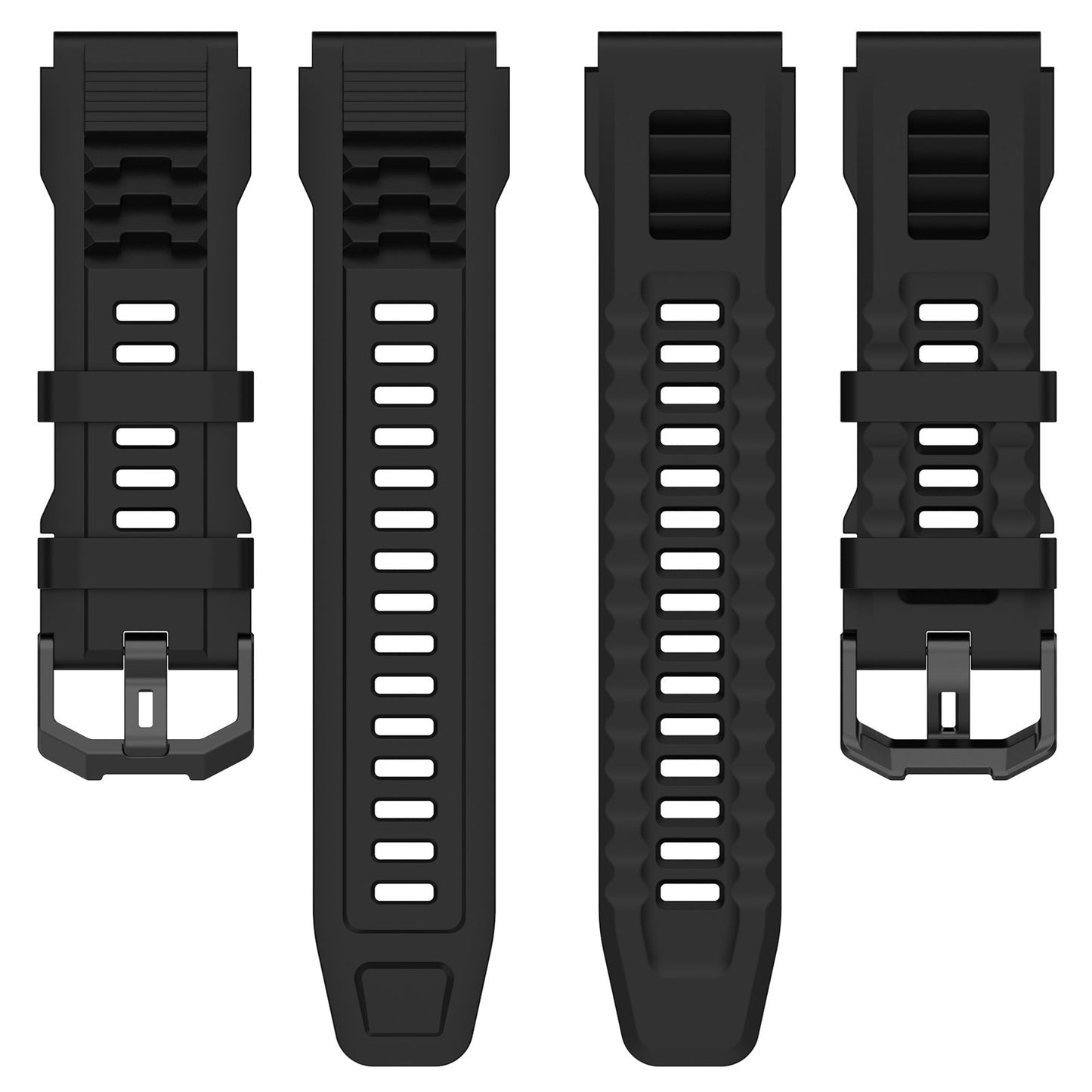 For Huami Amazfit T-rex Ultra A2142 Silicone Watch Strap Adjustable Wrist Band
