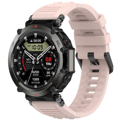 For Huami Amazfit T-rex Ultra A2142 Silicone Watch Strap Adjustable Wrist Band