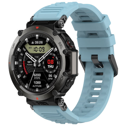 For Huami Amazfit T-rex Ultra A2142 Silicone Watch Strap Adjustable Wrist Band