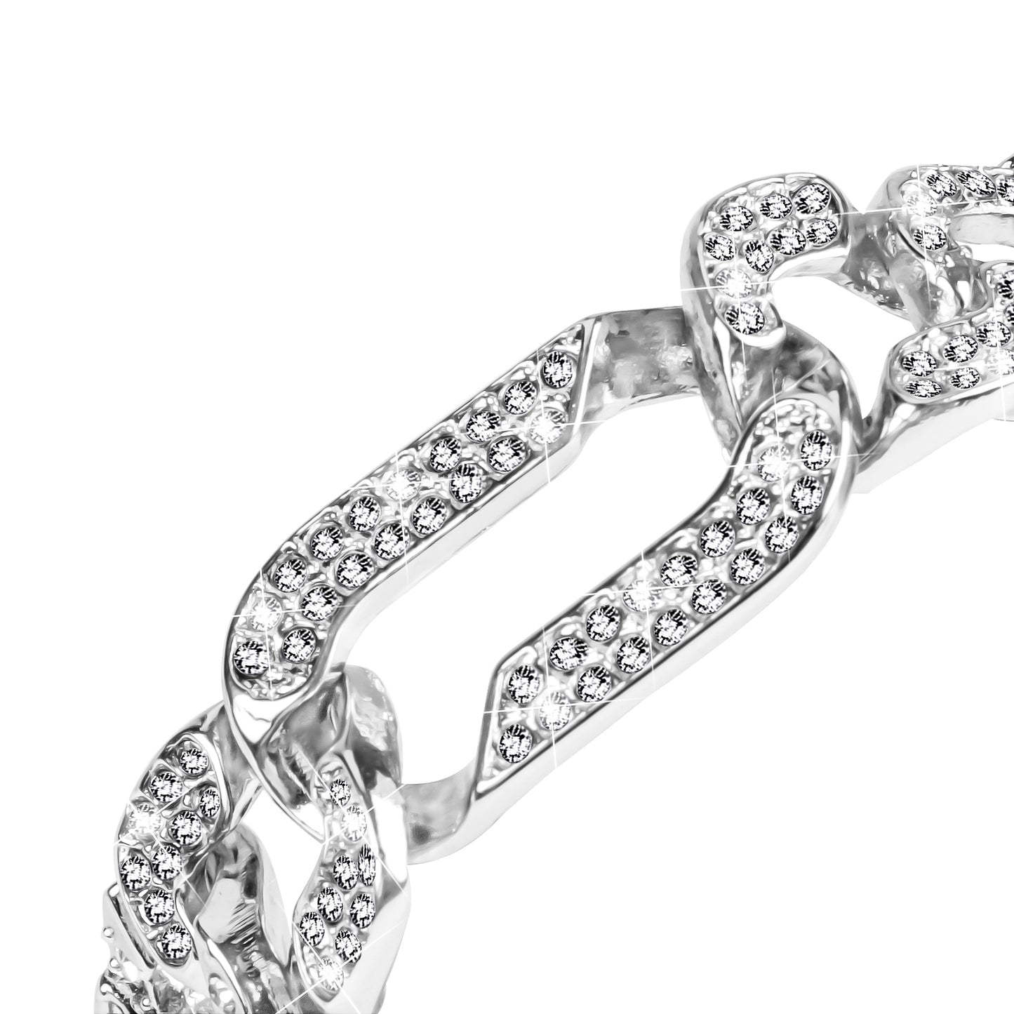 For Xiaomi Mi Band 7 Rhinestone Decor Alloy Watch Band with Watch Case