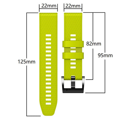 Dot Texture Watch Band for Garmin Fenix 7 / Forerunner 965 / 955 / 945 / 935 , Soft Silicone Dual-color Wrist Strap
