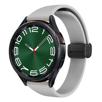 22mm Silicone Bands for Garmin Forerunner 265 / 255 / Vivoactive 4 / Venu 2 , Sport Watch Strap with Black Magnetic Folding Buckle