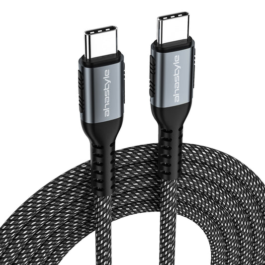 AHASTYLE XC01 MDD 1m USB-C PD Fast Charging Cable Type-C to Type-C Data Transfer Cord Built-in E-Mark Chip
