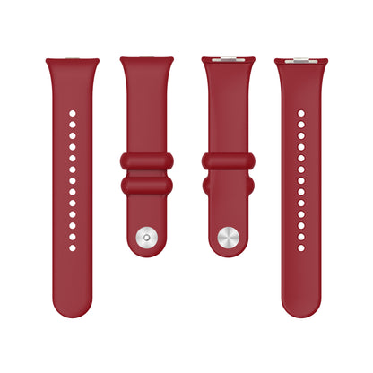 For Xiaomi Smart Band 8 Pro Solid Color Wrist Band Replacement Silicone Watch Strap