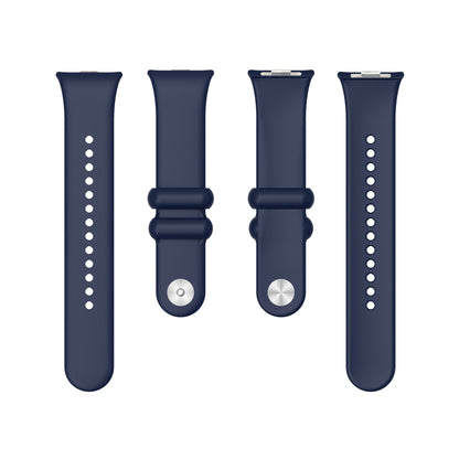 For Xiaomi Smart Band 8 Pro Solid Color Wrist Band Replacement Silicone Watch Strap