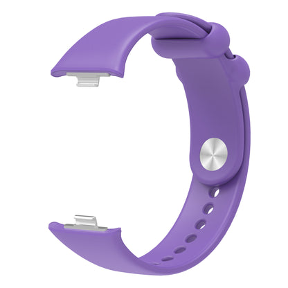For Xiaomi Smart Band 8 Pro Solid Color Wrist Band Replacement Silicone Watch Strap