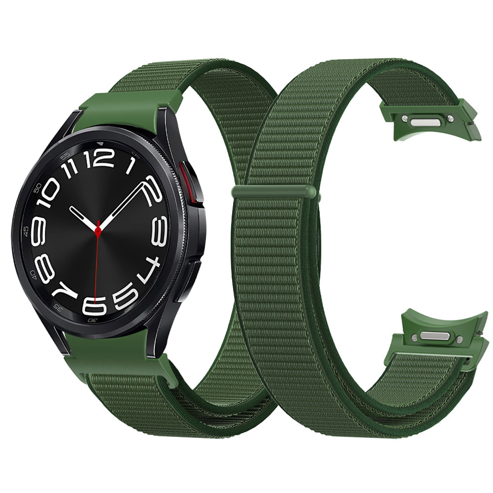 For Samsung Galaxy Watch6 / Watch6 Classic / Watch 5 / Watch 5 Pro Adjustable Nylon Watch Strap Breathable Smart Watch Band