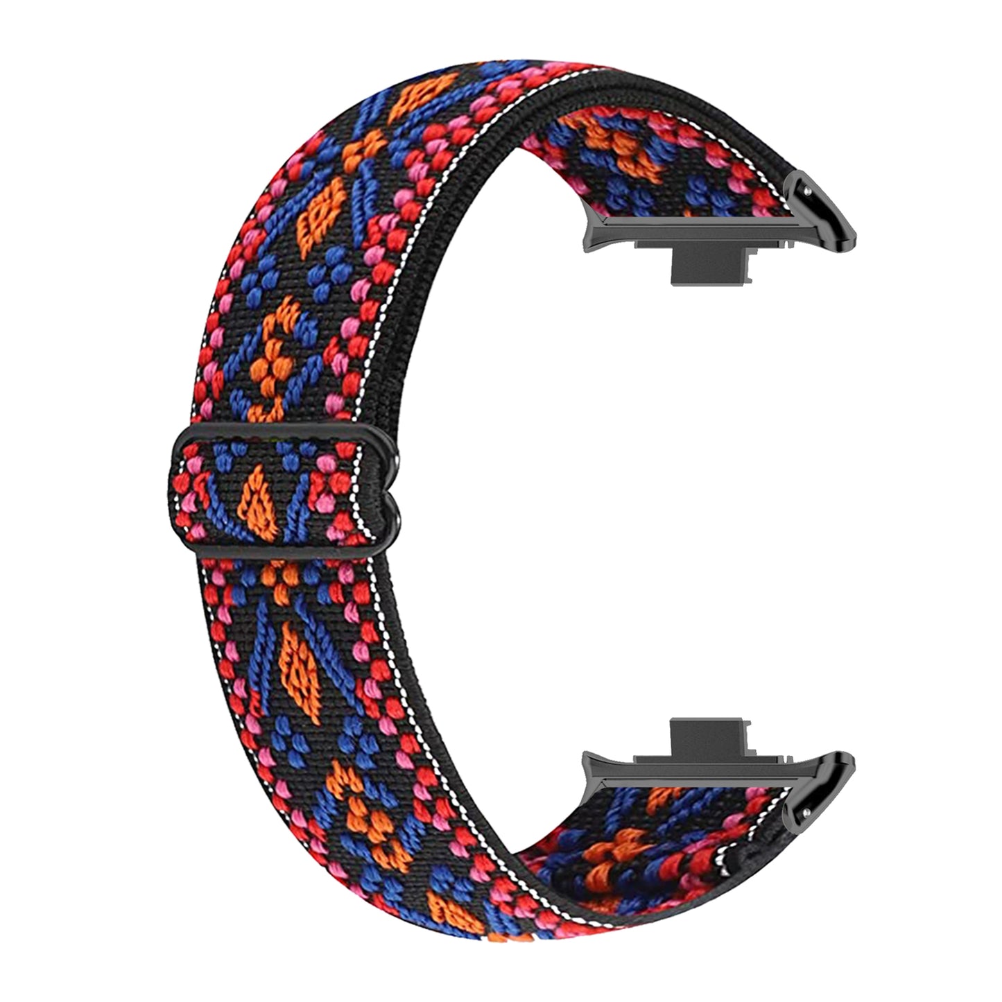 For Xiaomi Smart Band 8 Pro Nylon Braided Watch Strap Quick Release Elastic Watch Band