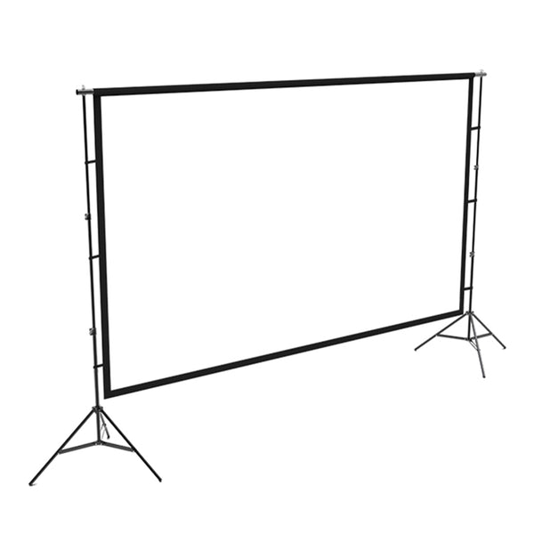 100-Inch Outdoor Photo Video Studio Adjustable Milk Silk White Background Backdrop Support System Tripod Stand 220x125CM