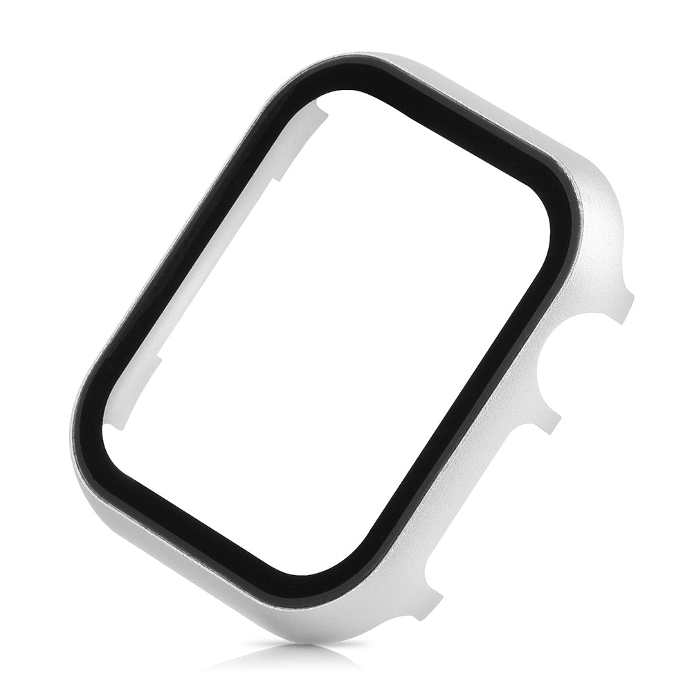 For Apple Watch Series 3 2 1 38mm Full Protection Metal Watch Case with Tempered Glass Screen Protector