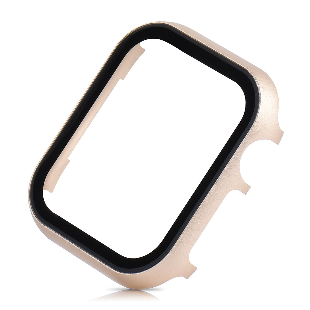 For Apple Watch Series 3 2 1 38mm Full Protection Metal Watch Case with Tempered Glass Screen Protector