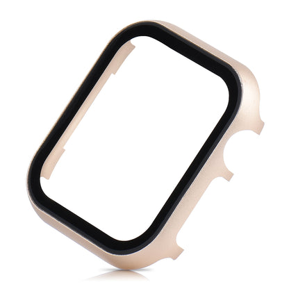 For Apple Watch Series 3 2 1 38mm Full Protection Metal Watch Case with Tempered Glass Screen Protector