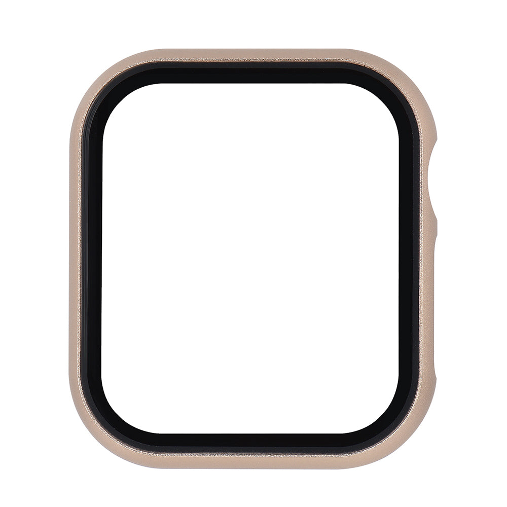 For Apple Watch Series 3 2 1 38mm Full Protection Metal Watch Case with Tempered Glass Screen Protector