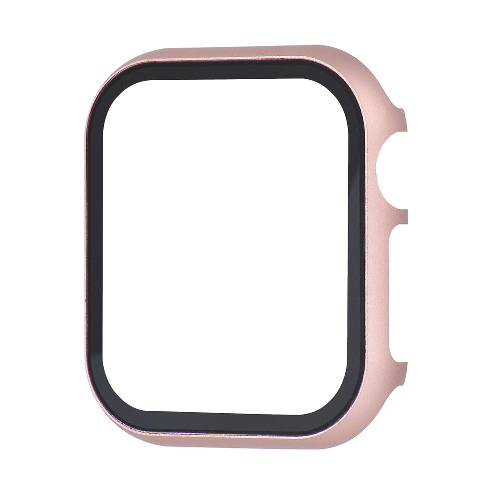 For Apple Watch Series 3 2 1 38mm Full Protection Metal Watch Case with Tempered Glass Screen Protector