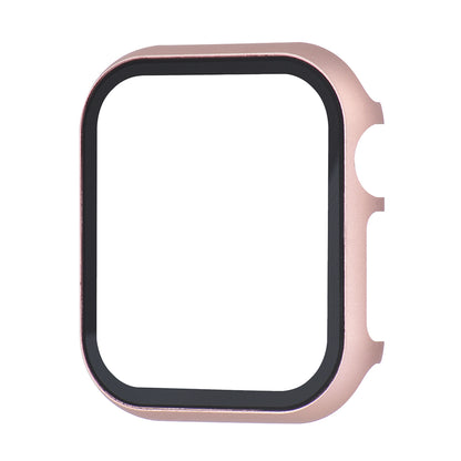 For Apple Watch Series 3 2 1 38mm Full Protection Metal Watch Case with Tempered Glass Screen Protector