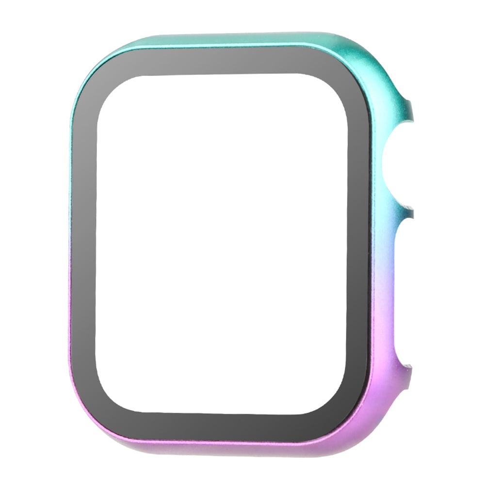 For Apple Watch Series 3 2 1 38mm Full Protection Metal Watch Case with Tempered Glass Screen Protector