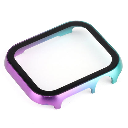 For Apple Watch Series 3 2 1 42mm Hard Case Metal Watch Cover with Tempered Glass Screen Protector