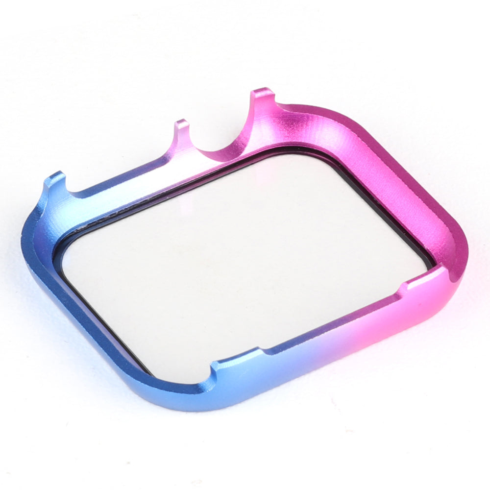 For Apple Watch Series 3 2 1 42mm Hard Case Metal Watch Cover with Tempered Glass Screen Protector