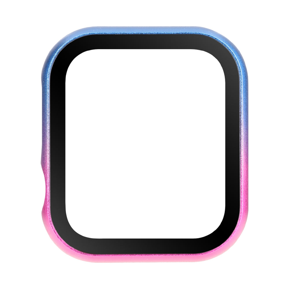 For Apple Watch Series 3 2 1 42mm Hard Case Metal Watch Cover with Tempered Glass Screen Protector