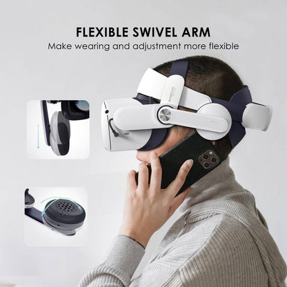 BOBOVR A2 Air For Oculus Quest2 Headphones VR Glasses Headset with Magnetic Earmuffs (CE Certificated)