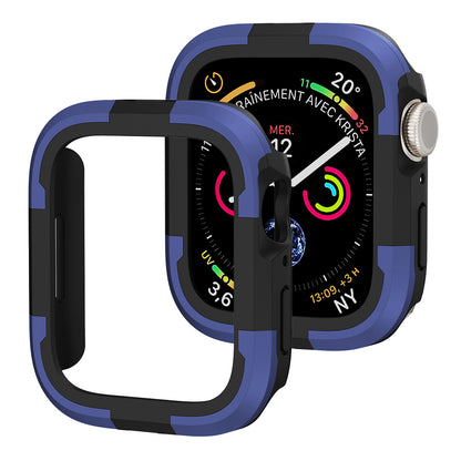 Rugged Protective Case for Apple Watch Ultra 2 49mm / Ultra 49mm TPU+PC Watch Guard Shockproof Frame Cover
