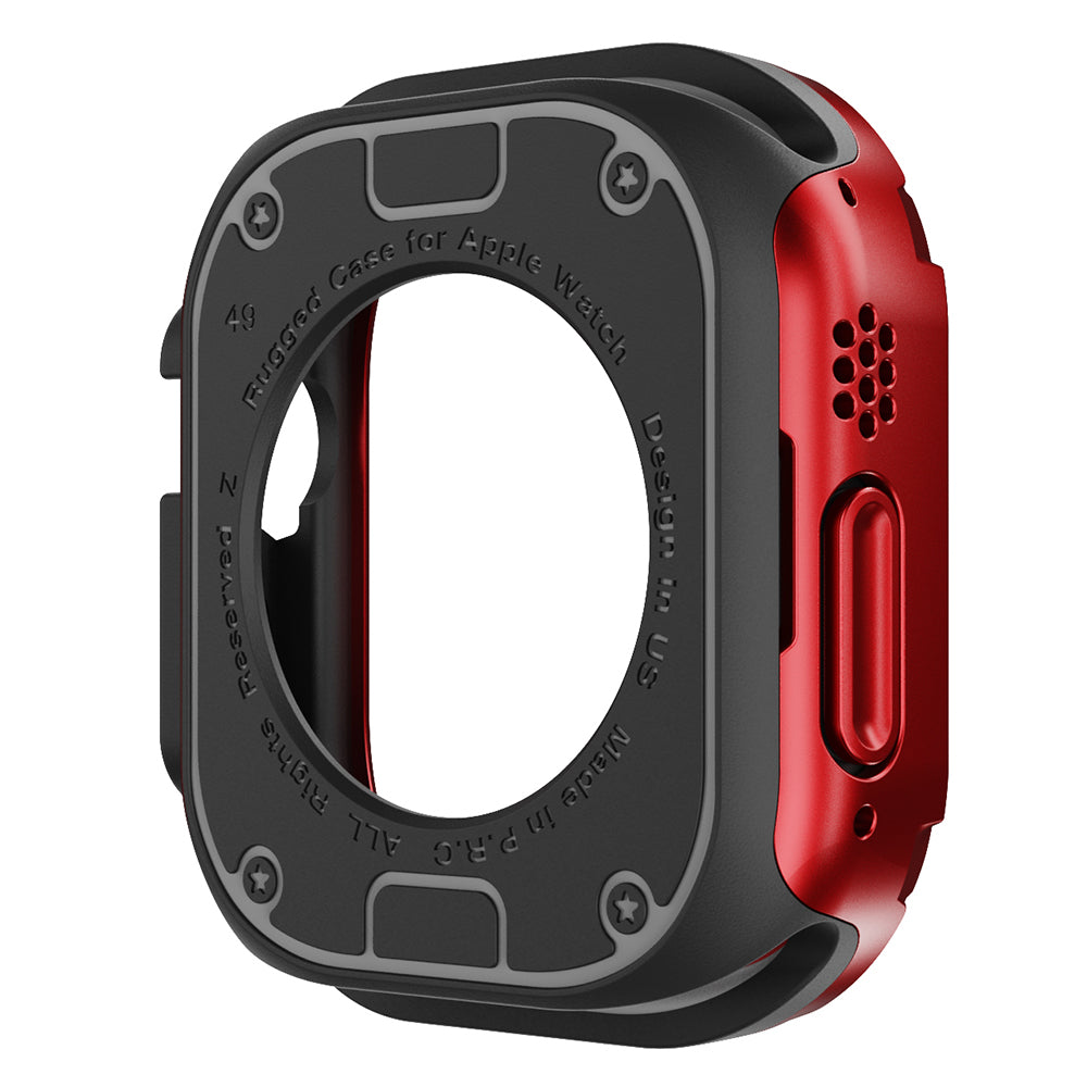 PC+TPU Watch Case for Apple Watch Series 9 / 8 / 7 45mm / 6 5 4 SE (2022) SE 44mm Scratch-Resistant Frame Cover