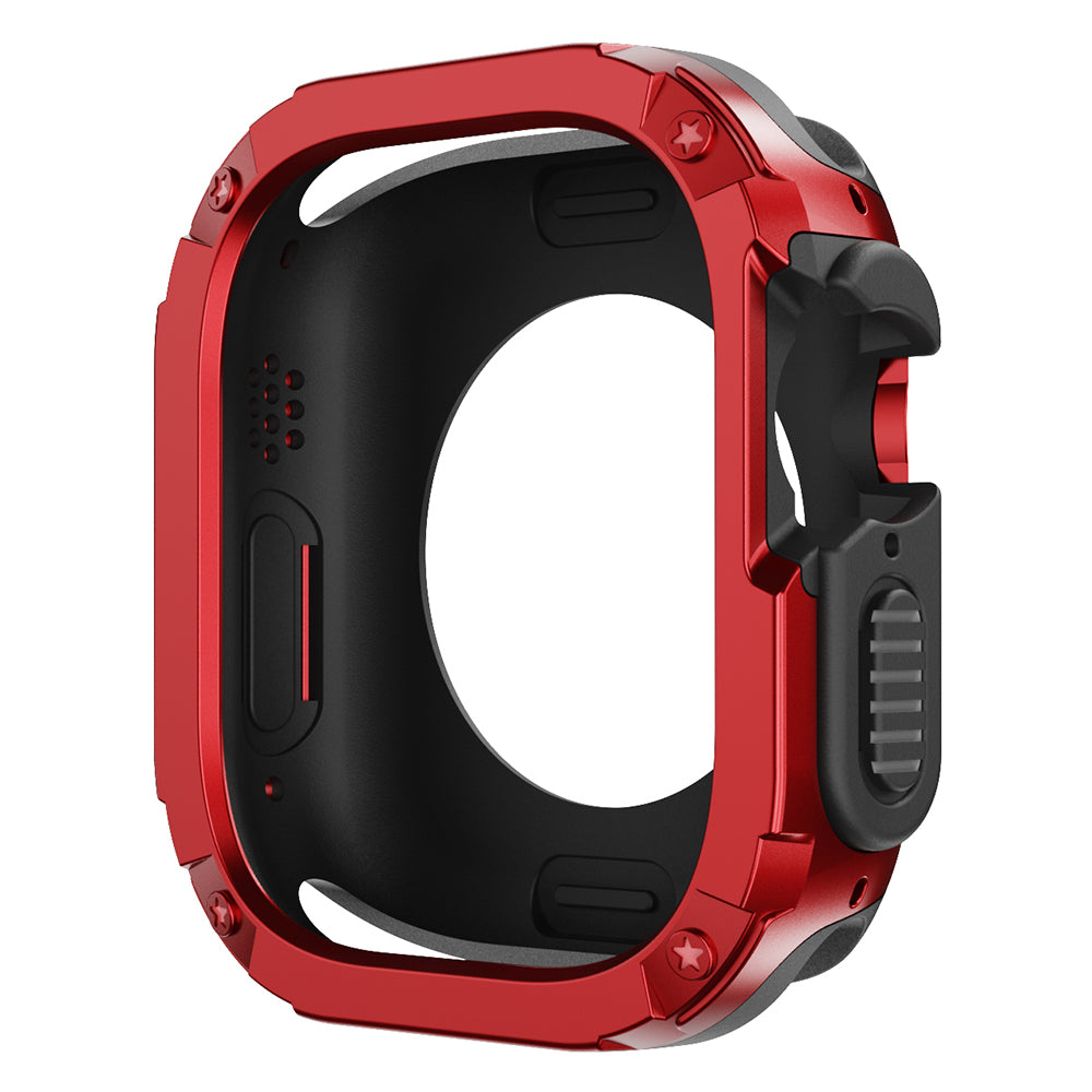 PC+TPU Watch Case for Apple Watch Series 9 / 8 / 7 45mm / 6 5 4 SE (2022) SE 44mm Scratch-Resistant Frame Cover