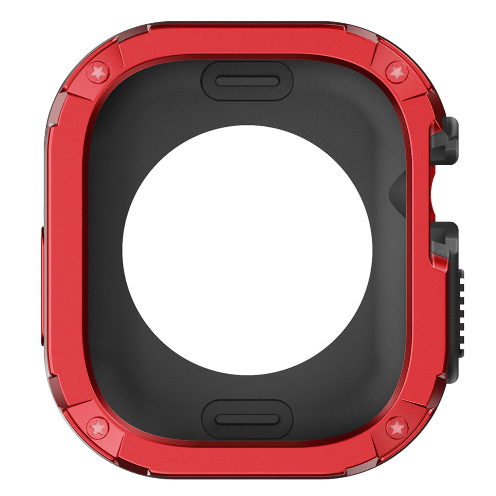PC+TPU Watch Case for Apple Watch Series 9 / 8 / 7 45mm / 6 5 4 SE (2022) SE 44mm Scratch-Resistant Frame Cover