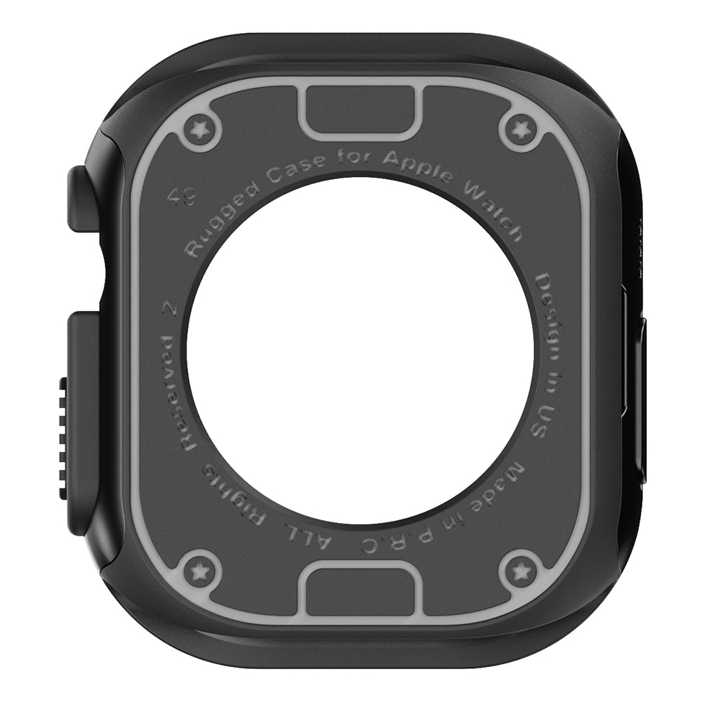 PC+TPU Watch Case for Apple Watch Series 9 / 8 / 7 45mm / 6 5 4 SE (2022) SE 44mm Scratch-Resistant Frame Cover