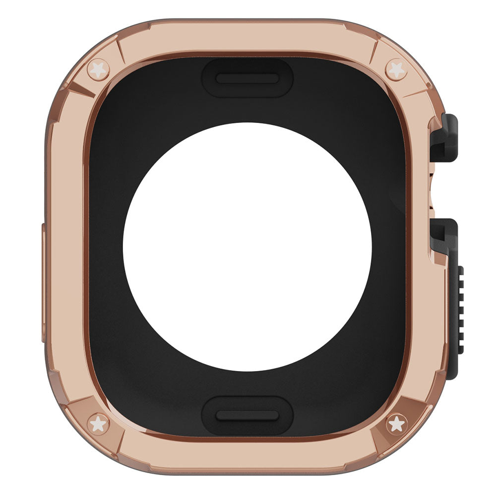 PC+TPU Watch Case for Apple Watch Series 9 / 8 / 7 45mm / 6 5 4 SE (2022) SE 44mm Scratch-Resistant Frame Cover