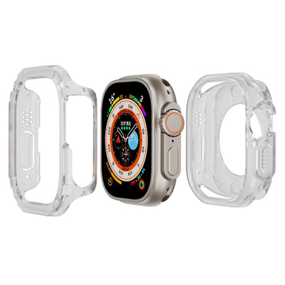 PC+TPU Watch Case for Apple Watch Series 9 / 8 / 7 45mm / 6 5 4 SE (2022) SE 44mm Scratch-Resistant Frame Cover