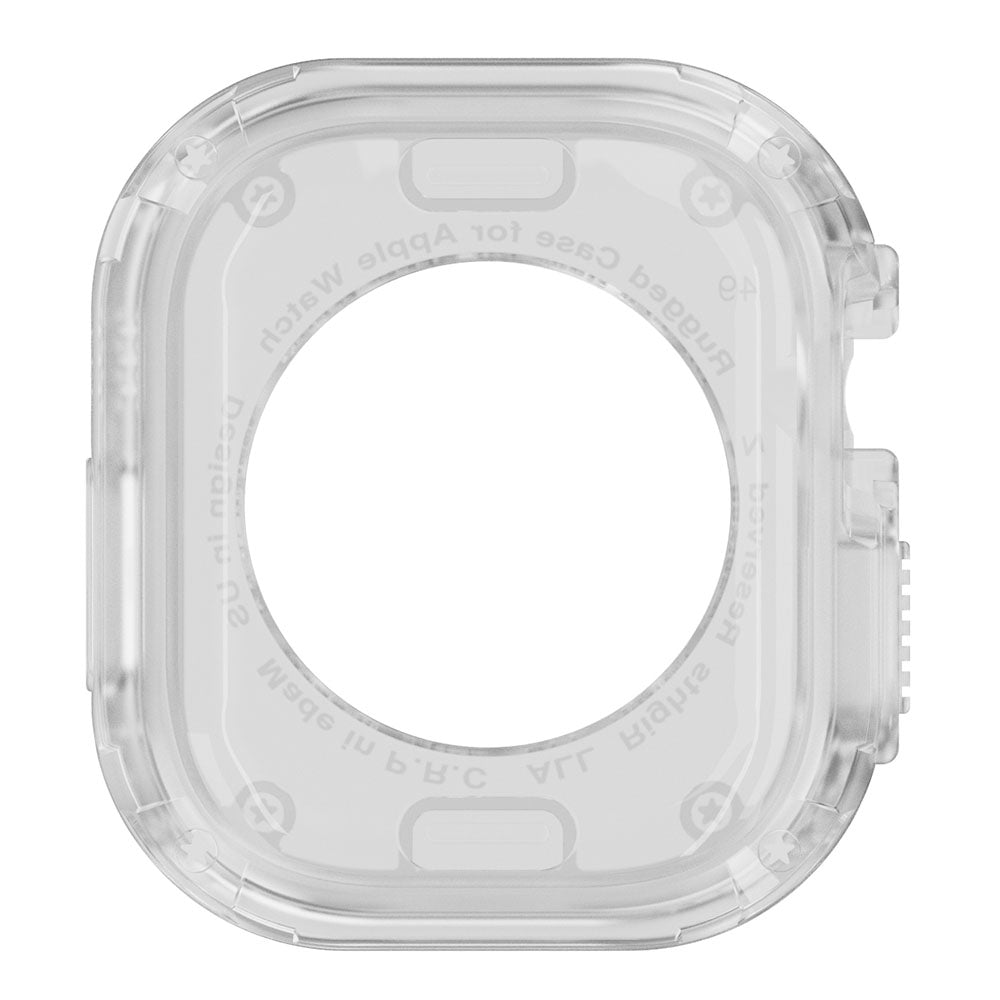PC+TPU Watch Case for Apple Watch Series 9 / 8 / 7 45mm / 6 5 4 SE (2022) SE 44mm Scratch-Resistant Frame Cover