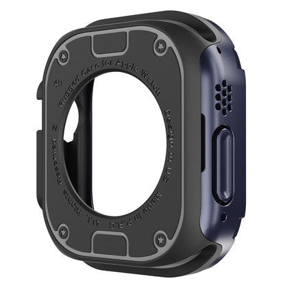 PC+TPU Watch Case for Apple Watch Series 9 / 8 / 7 45mm / 6 5 4 SE (2022) SE 44mm Scratch-Resistant Frame Cover