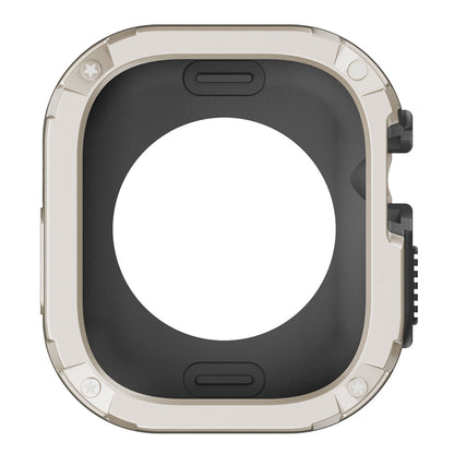 PC+TPU Watch Case for Apple Watch Series 9 / 8 / 7 45mm / 6 5 4 SE (2022) SE 44mm Scratch-Resistant Frame Cover