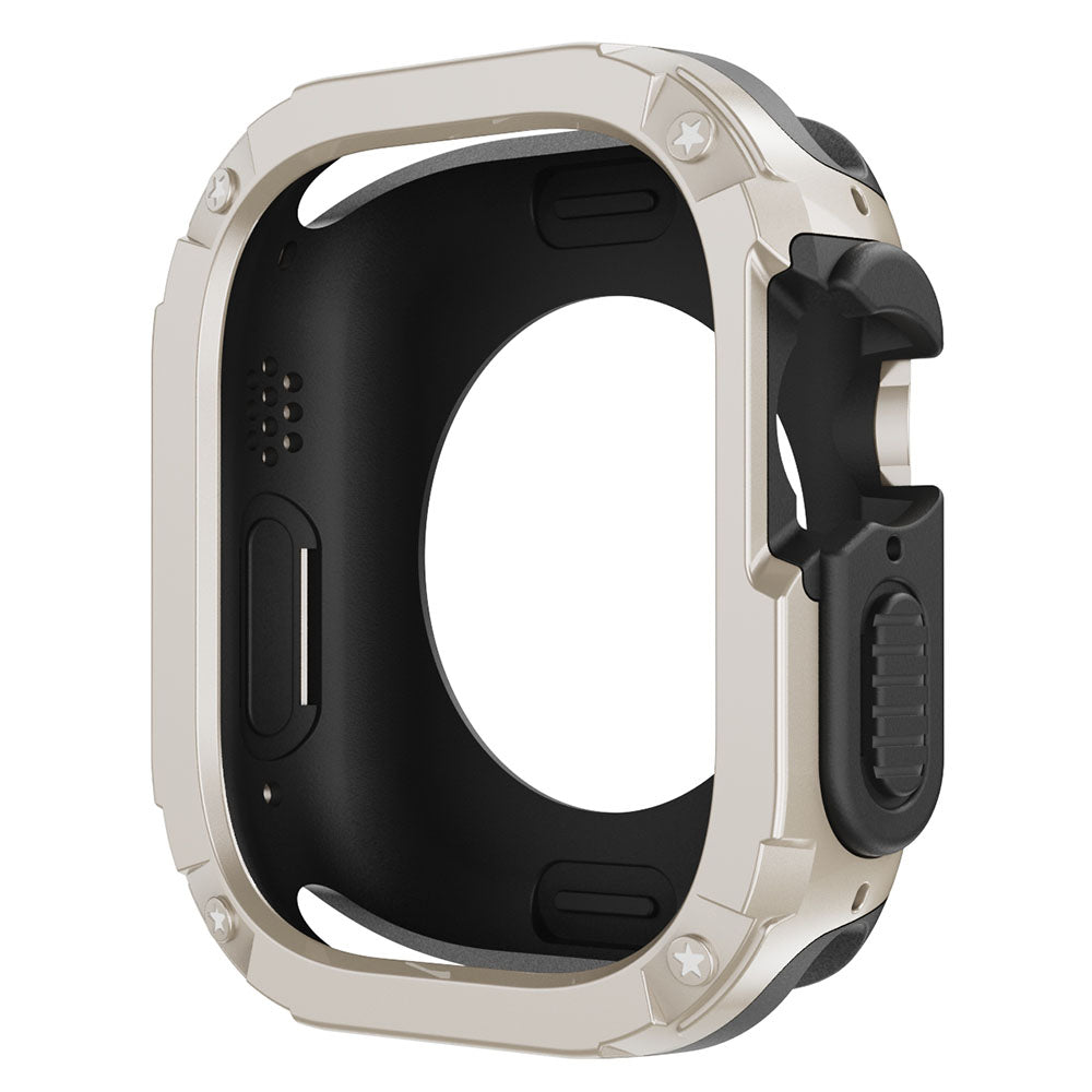 PC+TPU Watch Case for Apple Watch Series 9 / 8 / 7 45mm / 6 5 4 SE (2022) SE 44mm Scratch-Resistant Frame Cover