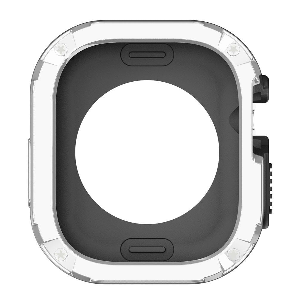 PC+TPU Watch Case for Apple Watch Series 9 / 8 / 7 45mm / 6 5 4 SE (2022) SE 44mm Scratch-Resistant Frame Cover