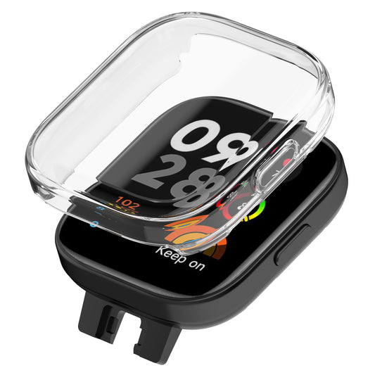 For Xiaomi Redmi Watch 3 / Watch 3 Lite Electroplating TPU Anti-drop Cover Full Coverage Watch Case